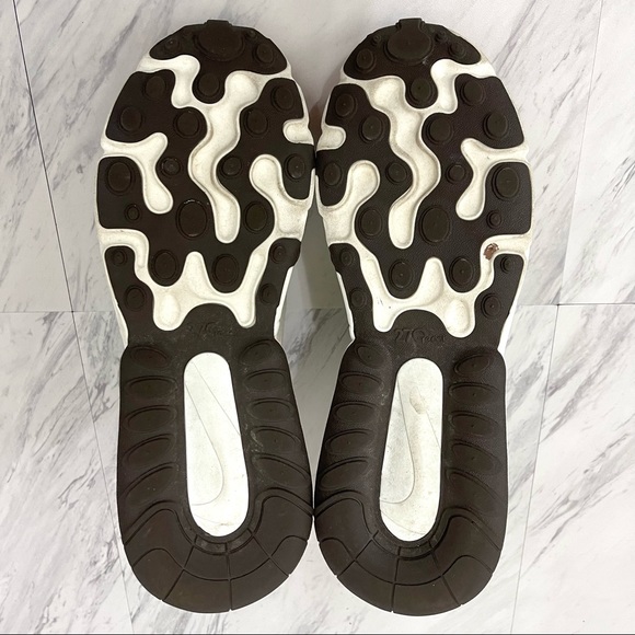 Nike- Air Max 270 React Lt Beige Chalk/Platinum Tint Size Men’s 8.5 - Picture 8 of 12